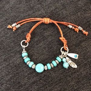 Handcrafted Unique Beaded Bracelet~Adjustable Size